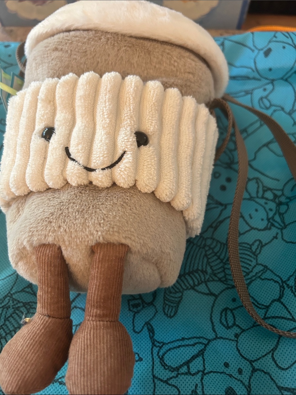 Jellycat Amuseable Coffee-To-Go Bag, NWT - Picture 5 of 5
